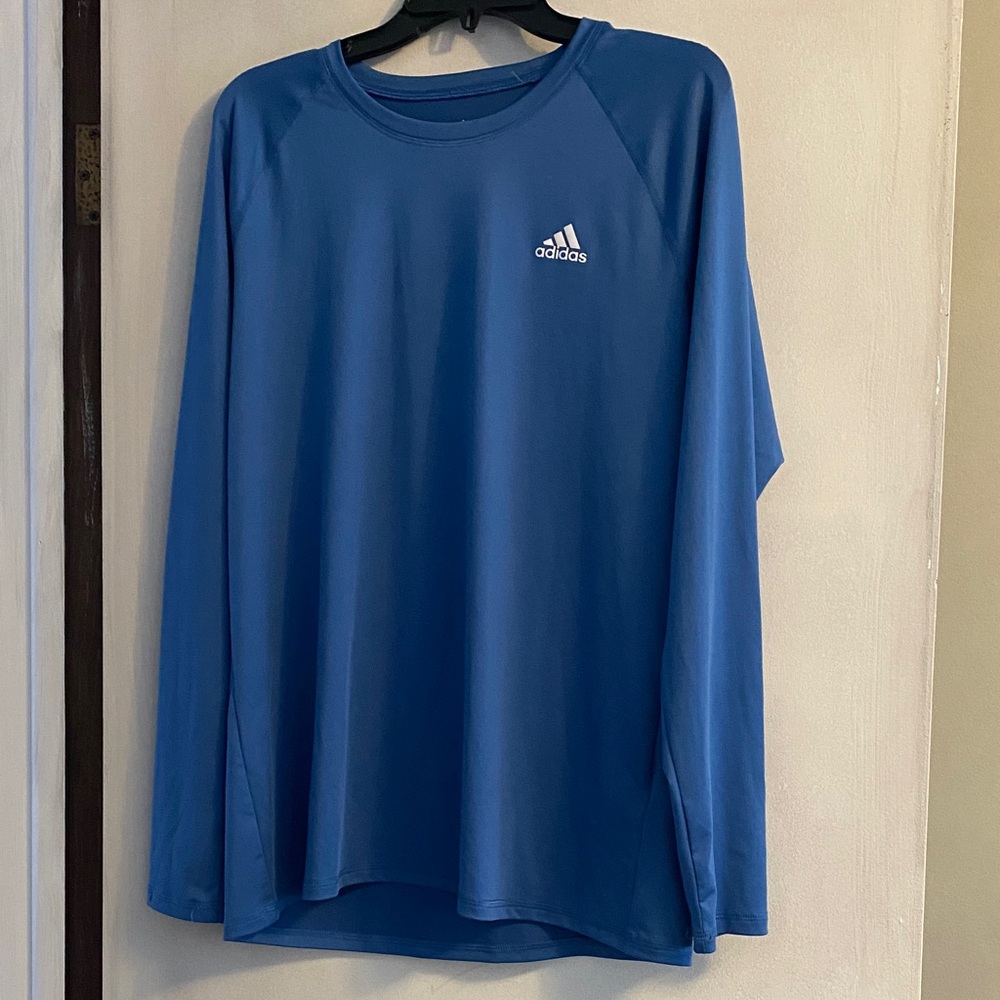 Adidas Golf Men's Blue Long Sleeve Shirt